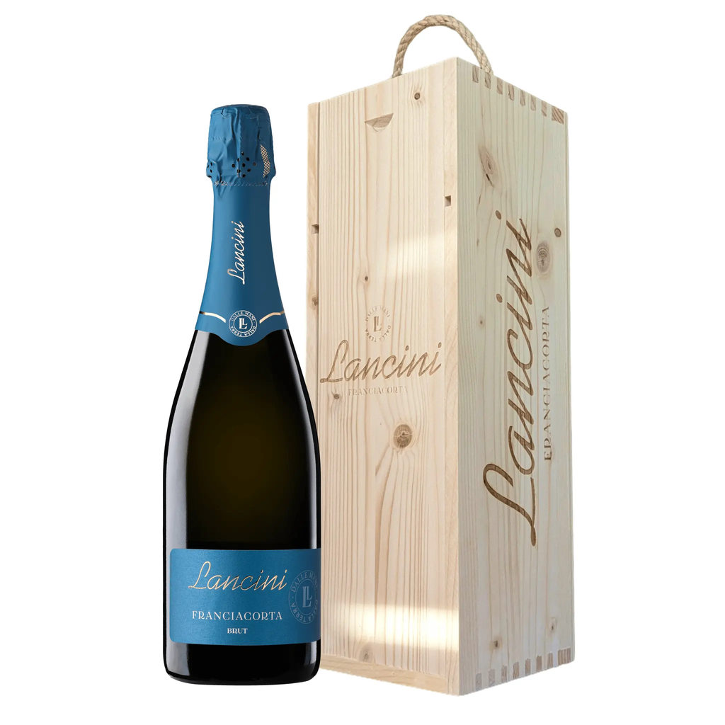 Lancini Franciacorta Brut confezione in legno